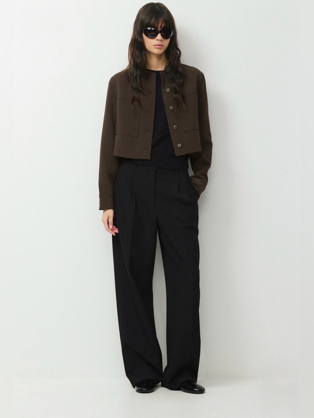 Aritzia Wilfred Little Cropped Jacket